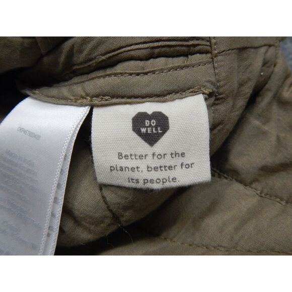 Madewell Belrose Quilted Lightweight Jacket Size Large Light Green NC583 - Picture 4 of 9